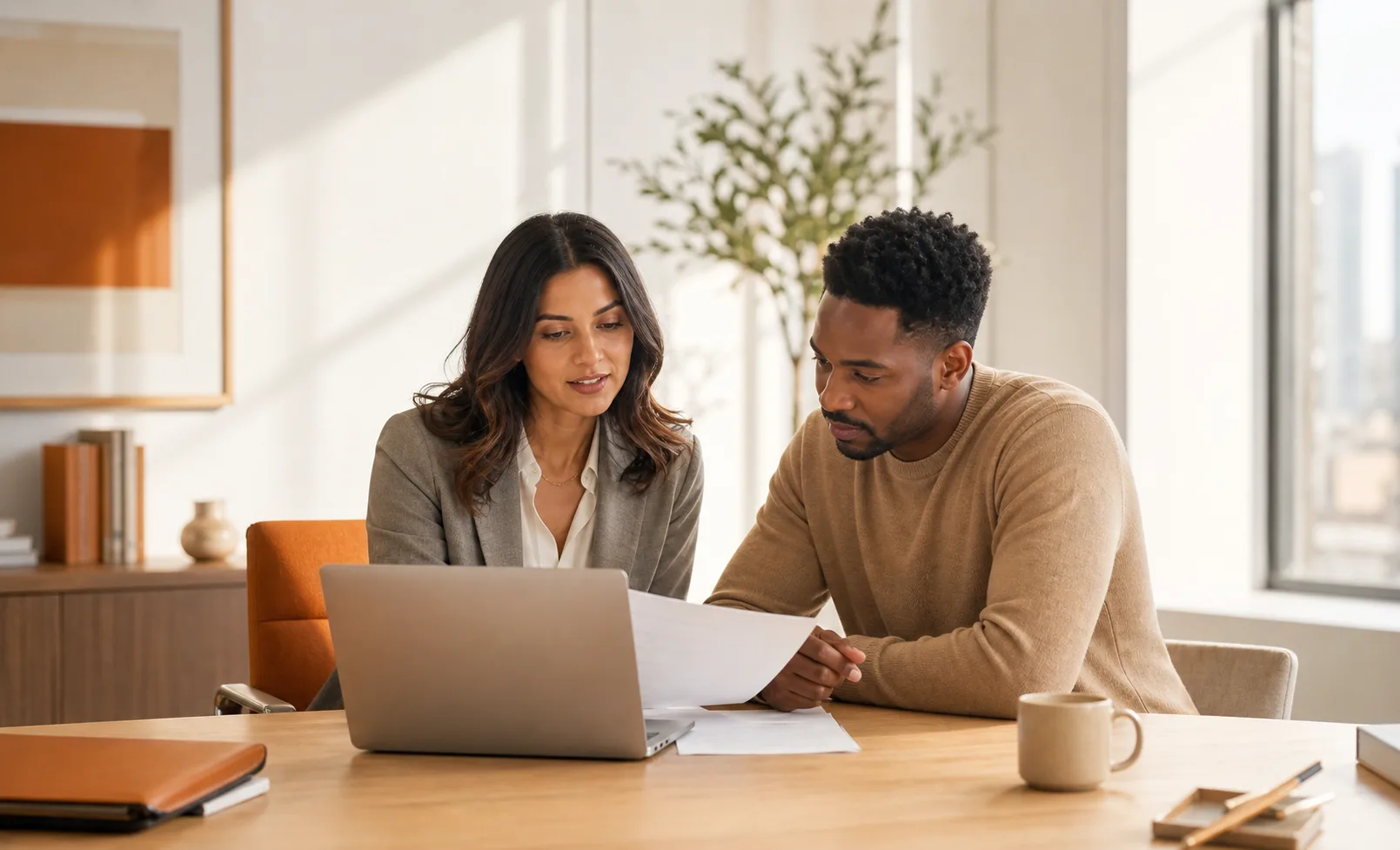 Client sharing the case story
